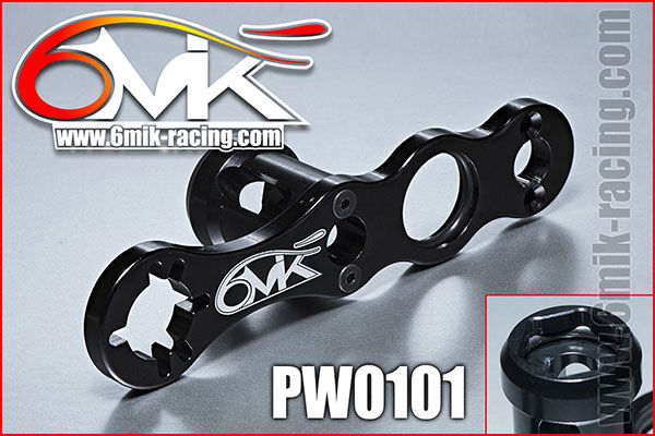 6MIK  wheel & clutch tool - Black / PW0101*
