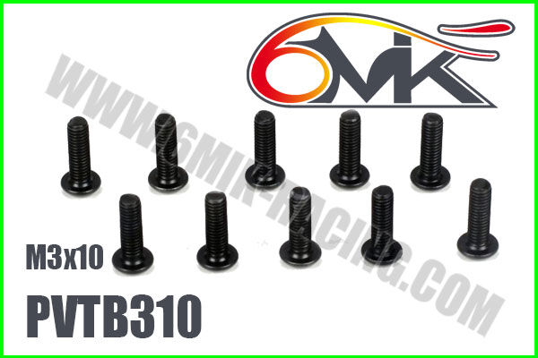 6MIK BHC Screw M3x10 (10 pcs) / PVTB310
