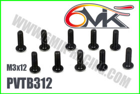 6MIK BHC Screw M3x12 (10 pcs) / PVTB312