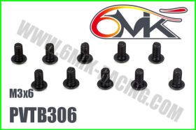 6MIK BHC Screw M3x6 (10 pcs) / PVTB306