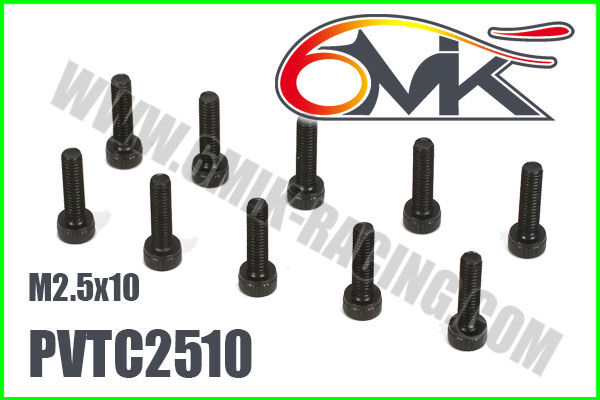 6MIK CHC Screw M2,5x10 (10 pcs) / PVTC2510