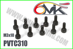 6MIK CHC Screw M3x10 (10 pcs) / PVTC310
