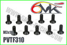 6MIK FHC Screw M3x10 (10 pcs) / PVTF310