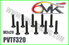 6MIK FHC Screw M3x20 (10 pcs) / PVTF320