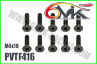 6MIK FHC Screw M4x16 (10 pcs) / PVTF416