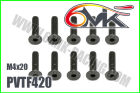 6MIK FHC Screw M4x20 (10 pcs) / PVTF420