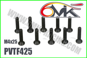 6MIK FHC Screw M4x25 (10 pcs) / PVTF425