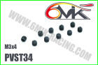 6MIK HC Screw M3x4 (10 pcs) / PVST34