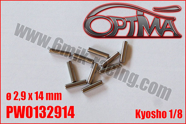 6MIK ø2.9 x 14 mm pin for shaft replacement (10) / PW0132914*