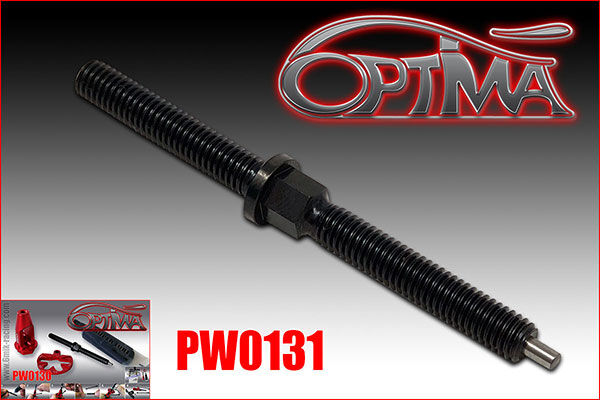 6MIK Steel screw axle for PW0130 (black) / PW0131