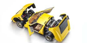KYOSHO DIE CAST 1:18 Lamborghini Miura SVR 1970 Yellow-Black / KS08319GY