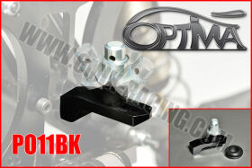 OPTIMA Rear flexible body shell support - Black / PO11BK*