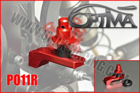 OPTIMA Rear flexible body shell support - Red / PO11R*