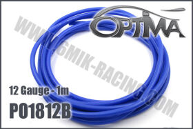 OPTIMA 12 gauge silicone Wire Blue (1 m) / PO1812B*