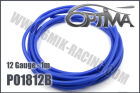 OPTIMA 12 gauge silicone Wire Blue (1 m) / PO1812B*