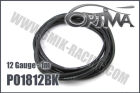 OPTIMA 12 gauge silicone Wire Black (1 m) / PO1812BK*