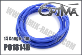 OPTIMA 14 gauge silicone Wire Blue (1 m) / PO1814B*