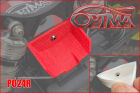 OPTIMA 1/8 Buggy front wing - Red (semi rigid) / PO24R