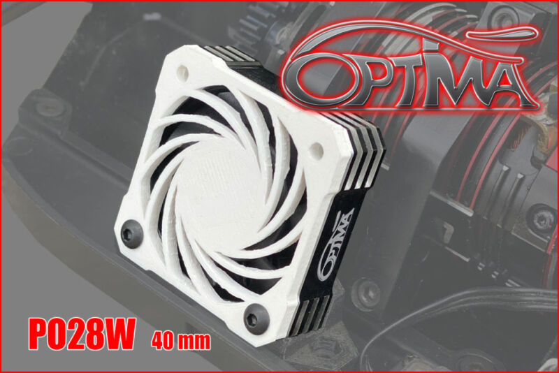 OPTIMA Cooling fan saver - 40 mm White / PO28W