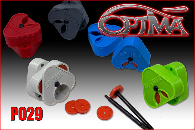 OPTIMA Storage box for 1/8 buggy pistons - Red / PO29R