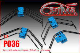 OPTIMA anti roll bar storage (front & rear) / PO36