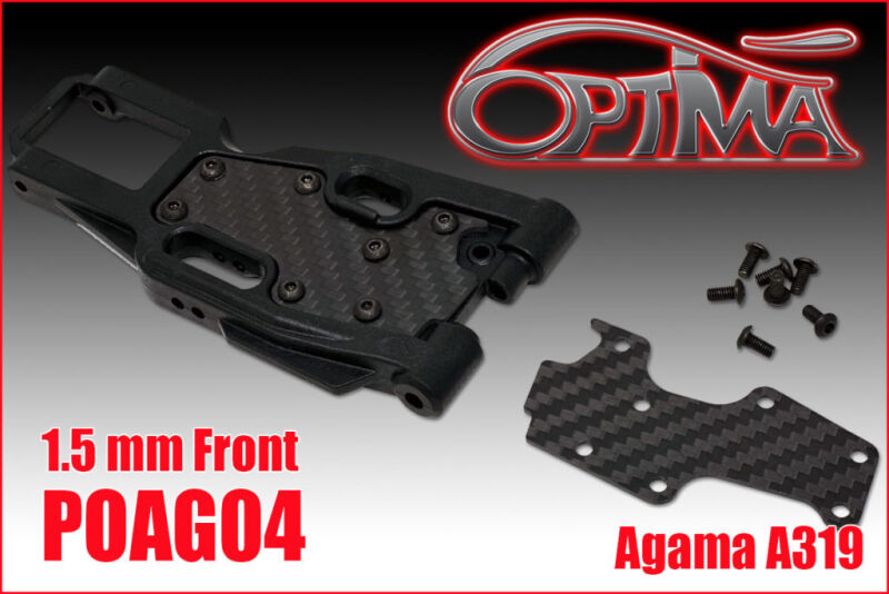 OPTIMA Carbon 1.5mm Front Arm stiffener for A319 / POAG04