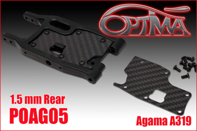 OPTIMA Carbon 1.5mm Rear Arm stiffener for A319 / POAG05
