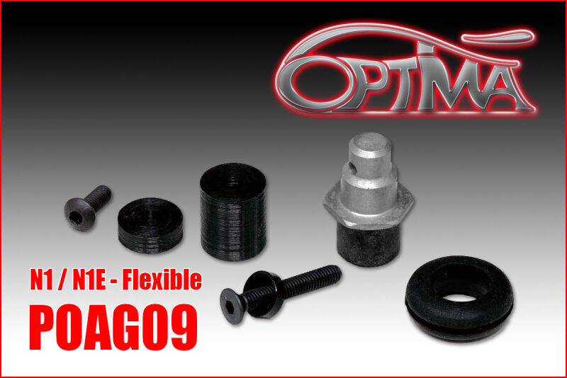 OPTIMA flexible body post for Agama N1 - Black / POAG09