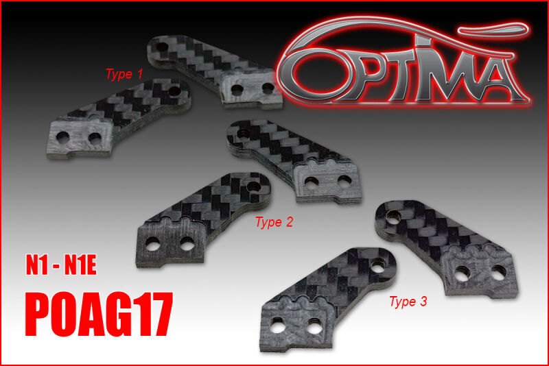 OPTIMA carbone ackerman kit for N1 / NE (3 paires) / POAG17