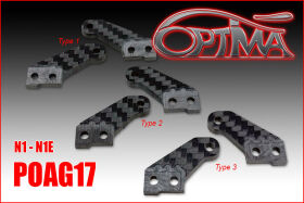 OPTIMA carbone ackerman kit for N1 / NE (3 paires) / POAG17
