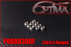 OPTIMA 3x6x2,5mm Flanged Ball Bearings (10 pcs) / POBR0306F*