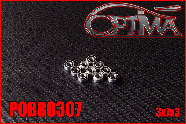 OPTIMA 3x7x3mm Ball Bearings (10 pcs) / POBR0307*
