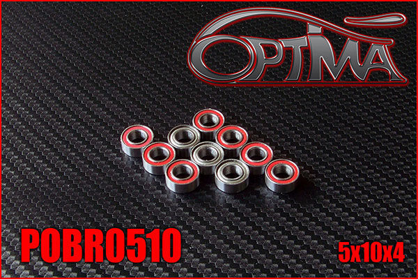 OPTIMA 5x10x4mm Ball Bearings (10 pcs) / POBR0510*