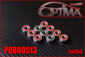 OPTIMA 5X13X4mm Ball Bearings (10 pcs) / POBR0513*