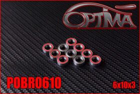 OPTIMA 6x10x3mm Ball Bearings (10 pcs) / POBR0610*