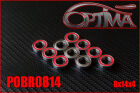OPTIMA 8x14x4mm Ball Bearings (10 pcs) / POBR0814*