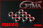 OPTIMA 10x15x4mm Ball Bearings (10 pcs) / POBR1015*