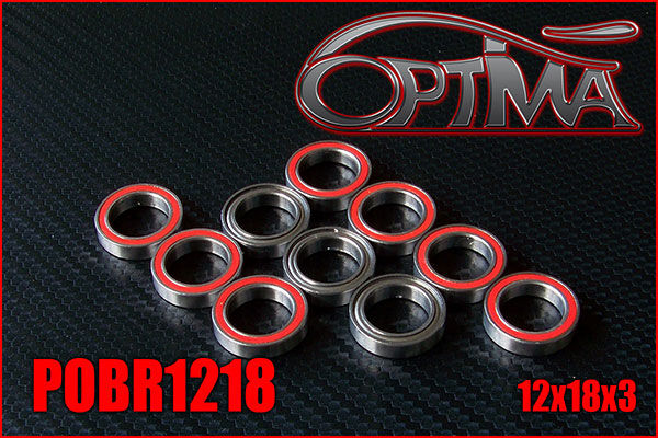 OPTIMA 12x18x4mm Ball Bearings (10 pcs) / POBR1218*