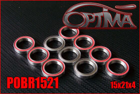 OPTIMA 15x21x4mm Ball Bearings (10 pcs) / POBR1521*