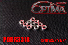 OPTIMA 3/16"x3/8"x1/8" Ball Bearings (10...