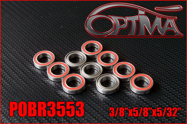 OPTIMA 3/8"x5/8"x5/32" Ball Bearings (10 pcs) / POBR3553*