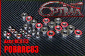 OPTIMA Ball Bearing kits for RC8 B3 (28 pcs) / POBRRC83*