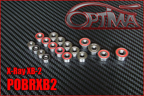 OPTIMA Ball Bearing kits for X-Ray XB-2 (18 pcs) / POBRXB2*