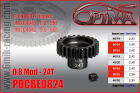 OPTIMA 24T 1/8th Pinion 5mm Bore Mod 0,8 / POCBE0824*