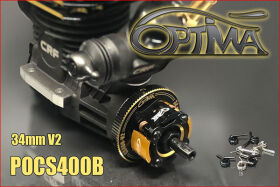 OPTIMA 4 Shoes Flywheel set - 34 mm Black V3 / POCS400B