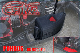 OPTIMA Front radio box for E8 / E819 - Black / POHB06