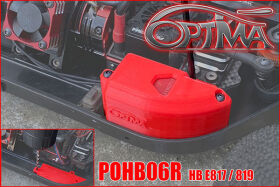 OPTIMA Front radio box for E8 / E819 - Red / POHB06R