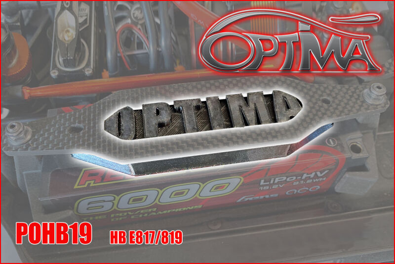 OPTIMA Low Profil battery plate for HB E8 / E819 / POHB19