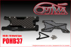 OPTIMA OPTIMA Carbon 1.5mm Rear Arm stiffener for HB World Spec / POHB37