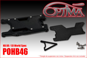 OPTIMA OPTIMA plastic triangle plate for HB D8/E8 (pair)...